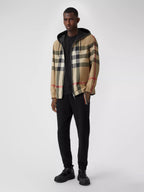Check Hooded Sweatshirt - Men's