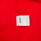 Red Cotton Star Print Pullover - Men's