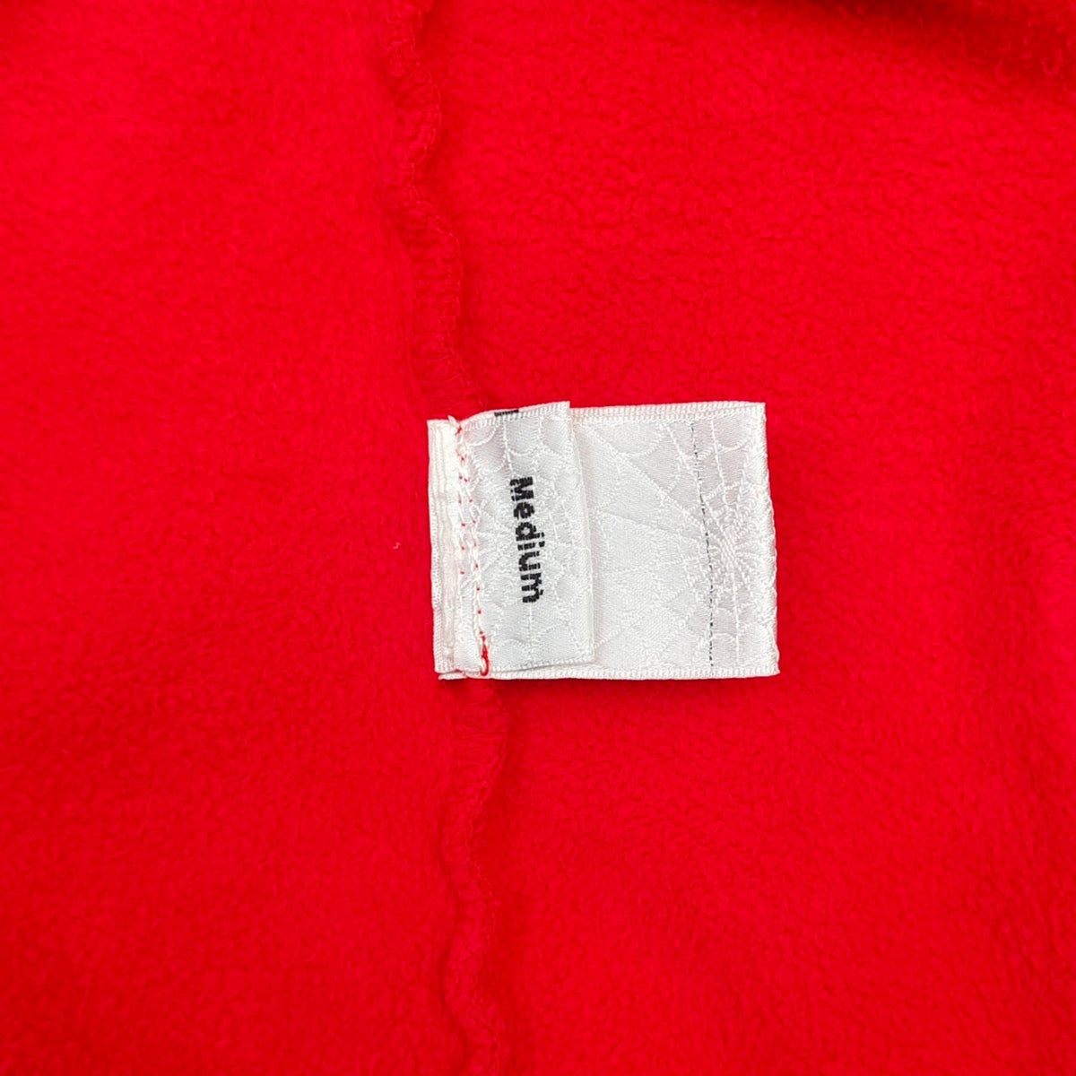 Red Cotton Star Print Pullover - Men's