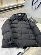 Black Puffer Jacket - Men's