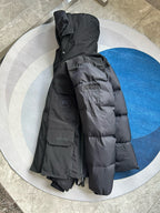Black and White Parka - Men's