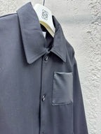 Black Cotton Patch Chore - Men's
