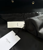 Black Wool Shoulder Panel Varsity - Men's