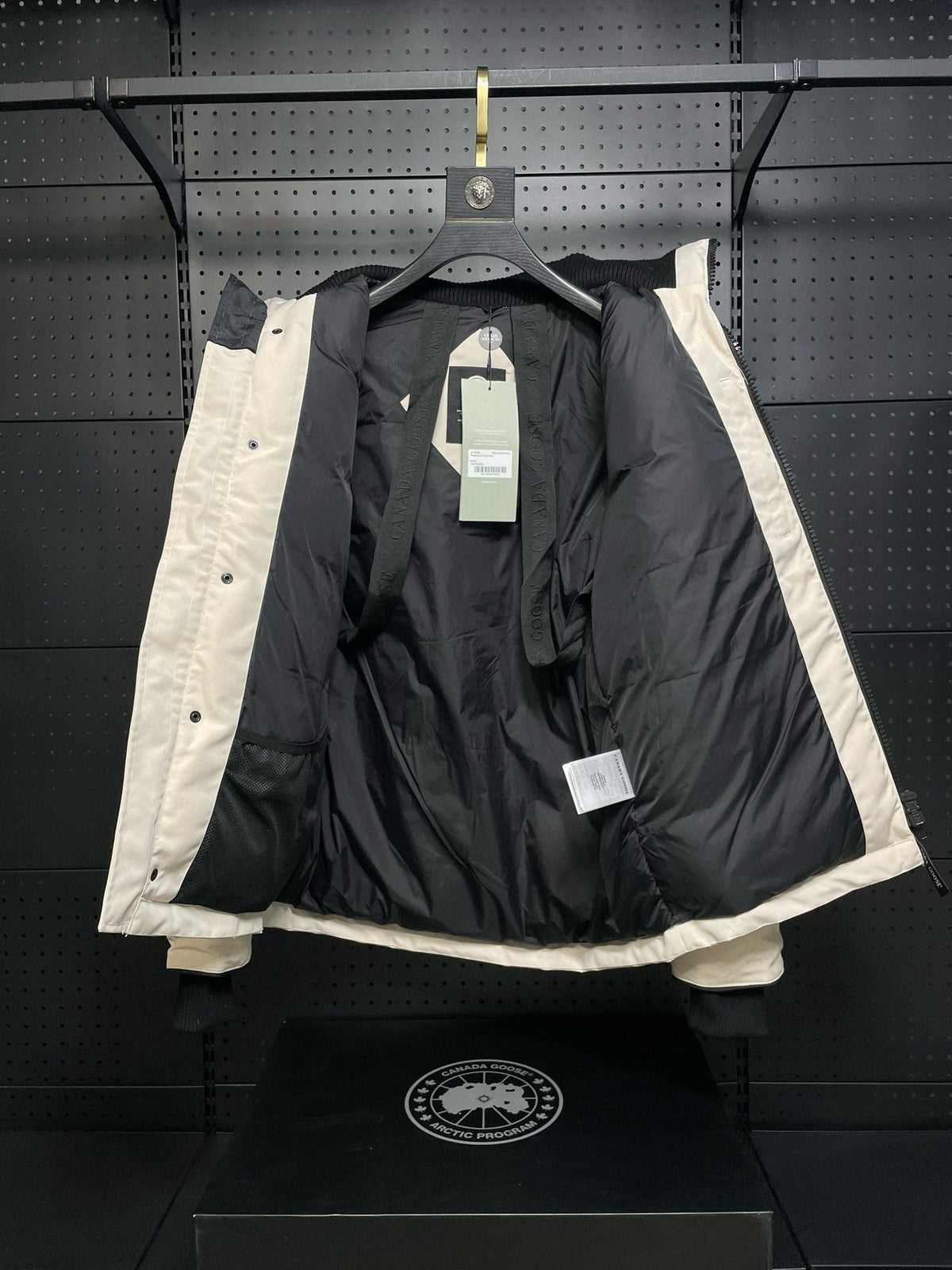 Black Nylon Down Parka - Men's