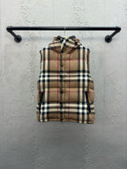 Vintage Check Hooded Jacket - Men's