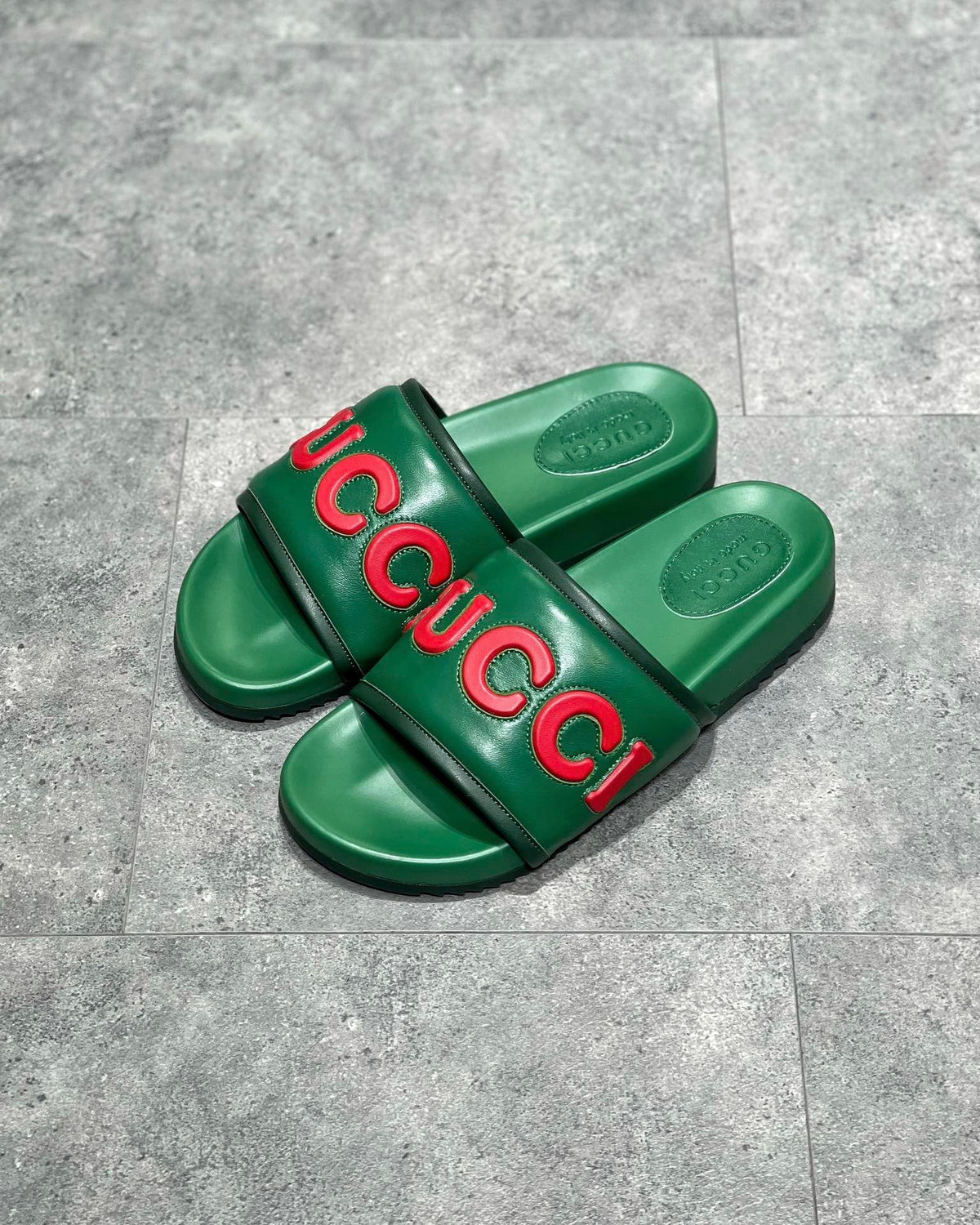 Black and Green Slides