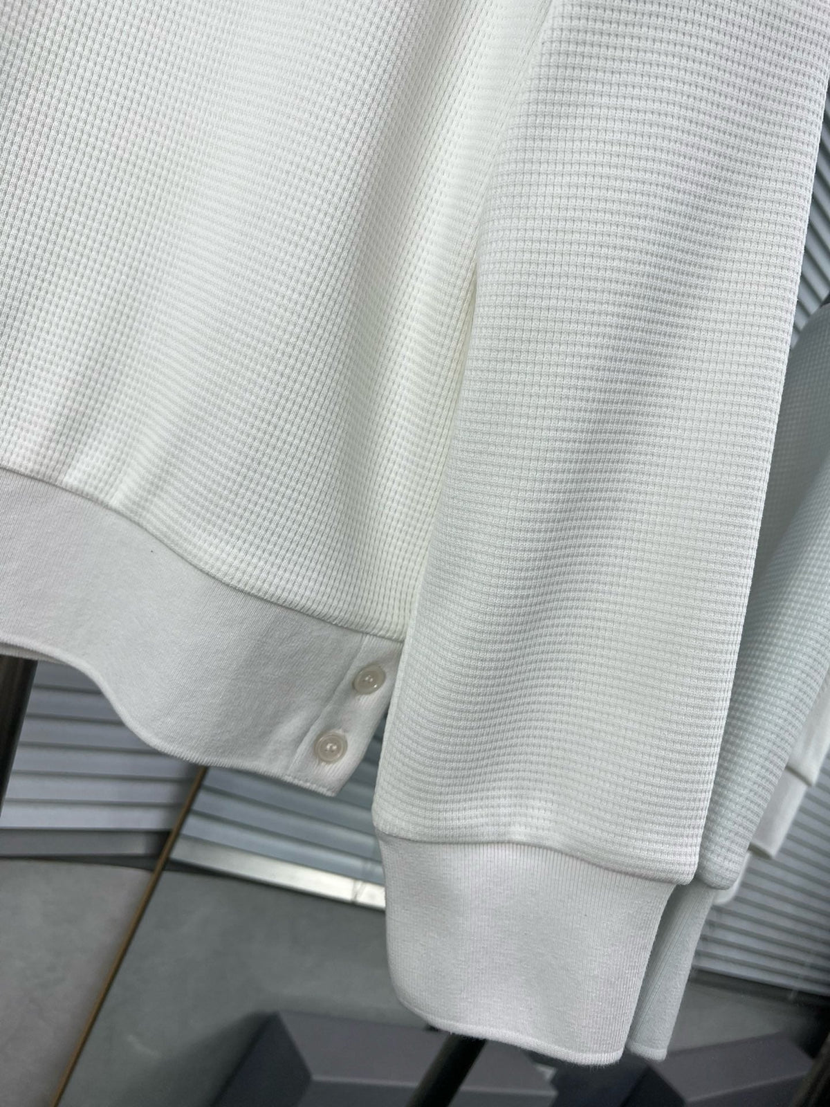 4-Bar Crewneck Grey Loopback - Men's