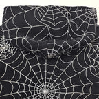 Black Cotton Web Print Pullover - Men's