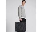 Black and Grey Tote Bag