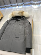 Black and White Parka - Men's