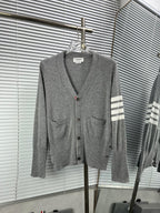 4-Bar Cardigan Navy - Men's