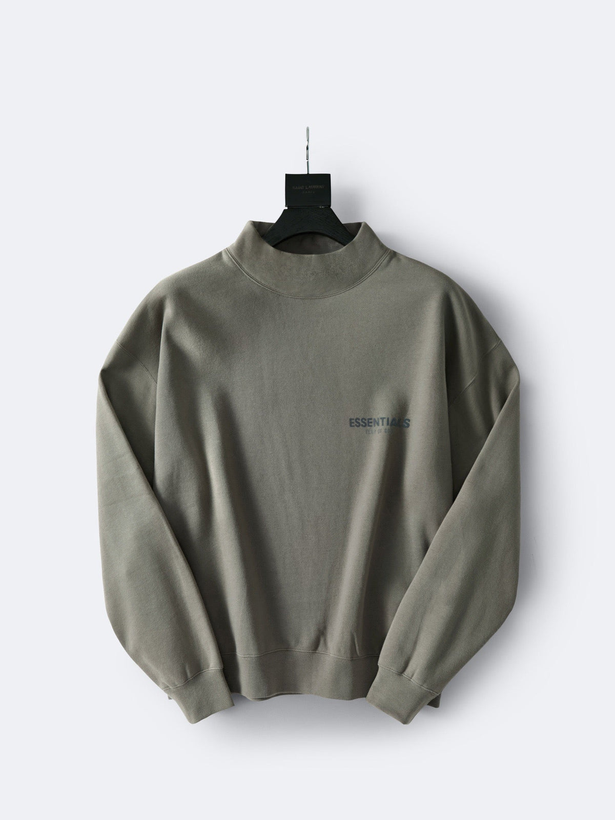 Essentials Olive Small Logo Sweatshirt - Men's