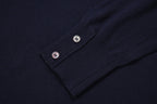 Grey Wool Four-Bar Crewneck - Men's