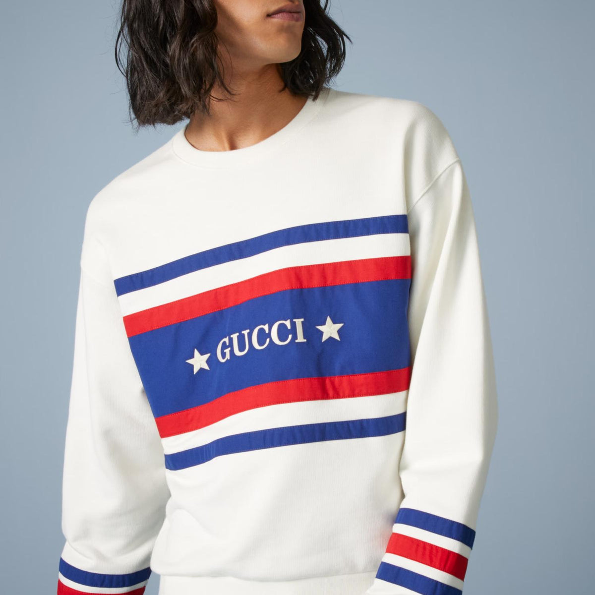 Cotton Jersey Sweatshirt with Embroidery – the star motif has long been synonymous with the House, adding a playful touch to – LUX VERSE Luxury Designer Fashion Outlet