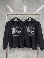 Equestrian Knight Print Hoodie - Men's