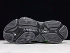 Triple S Black and Green Sneakers