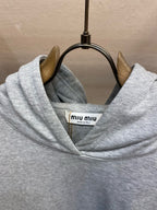 Grey Cotton Plain Pullover - Men's
