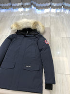 Black and White Parka - Men's