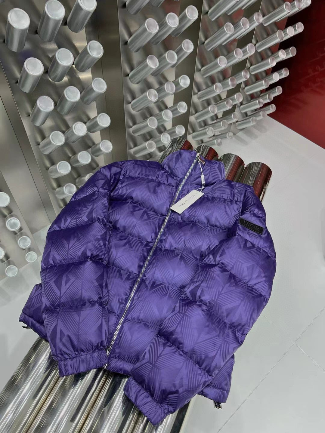 Purple Puffer Jacket - Men's