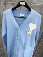 Light Blue and Pink Sweater - Men's