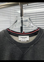 4-Bar Crewneck Navy Loopback - Men's