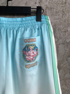 Green Silk Crest Drawstring - Men's
