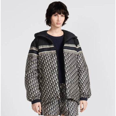 REVERSIBLE LONG PUFFER JACKET