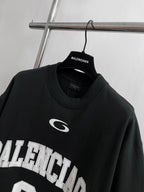 Black Jersey Numeral Short-Sleeve - Men's