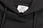 Black Cotton Tonal Graphic Pullover - Men's