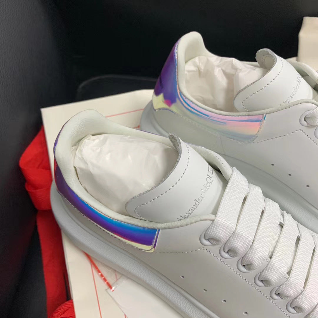 Oversized Iridescent Tab Sneakers