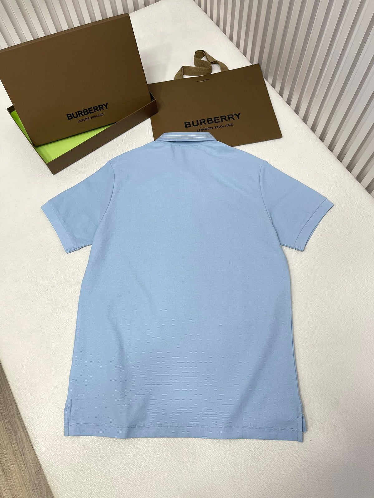 Orange Cotton Plain Short-Sleeve - Men's