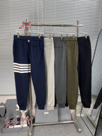 Multi- Colors Trousers - Men's