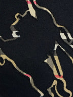 Black Cotton Plain Drawstring - Men's