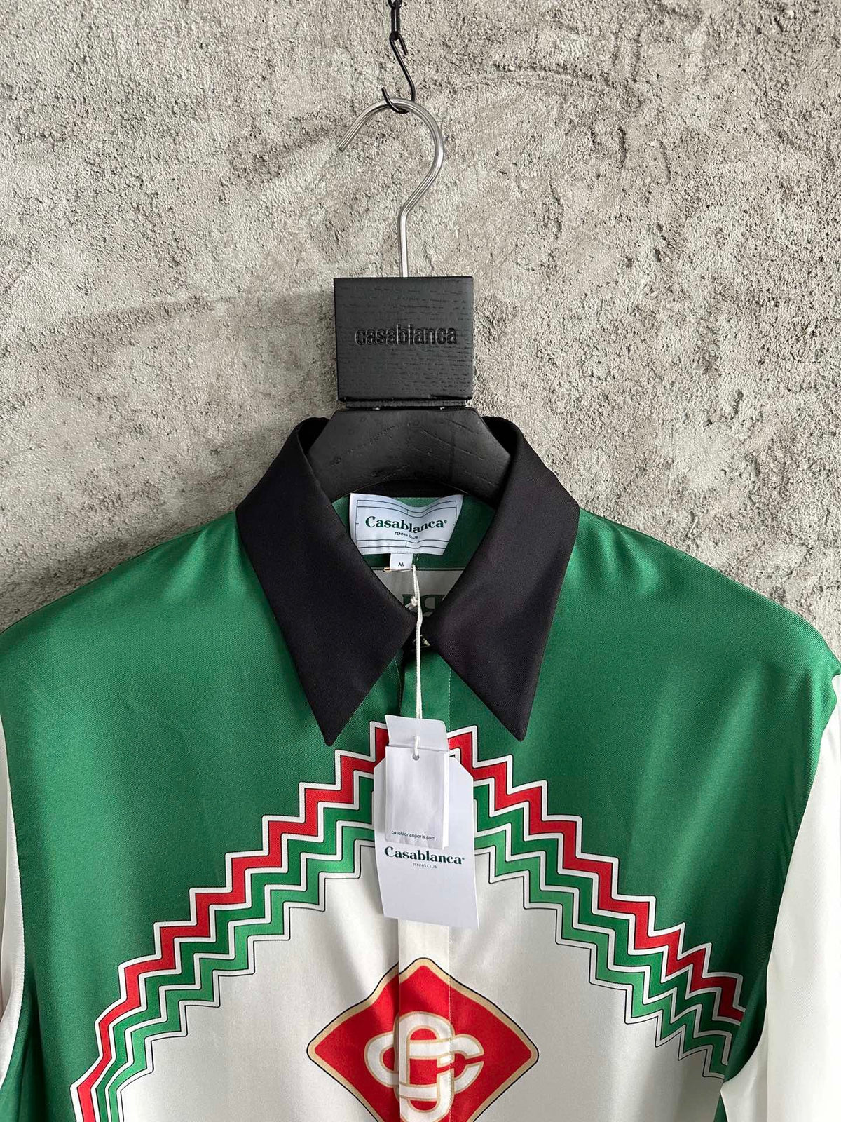 Futuro Optimisto Print Silk Polo Shirt - Men's