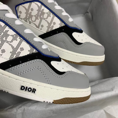 B27 Low Grey and Blue Sneakers
