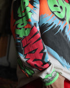 Cream Wool Graphic Crewneck - Men's