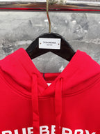 Black Cotton Bold Text Pullover - Men's