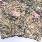 Green Cotton Camo Print Joggers - Men's
