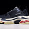 Triple S Black Red and Navy Sneakers