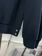 4-Bar Crewneck Grey Loopback - Men's