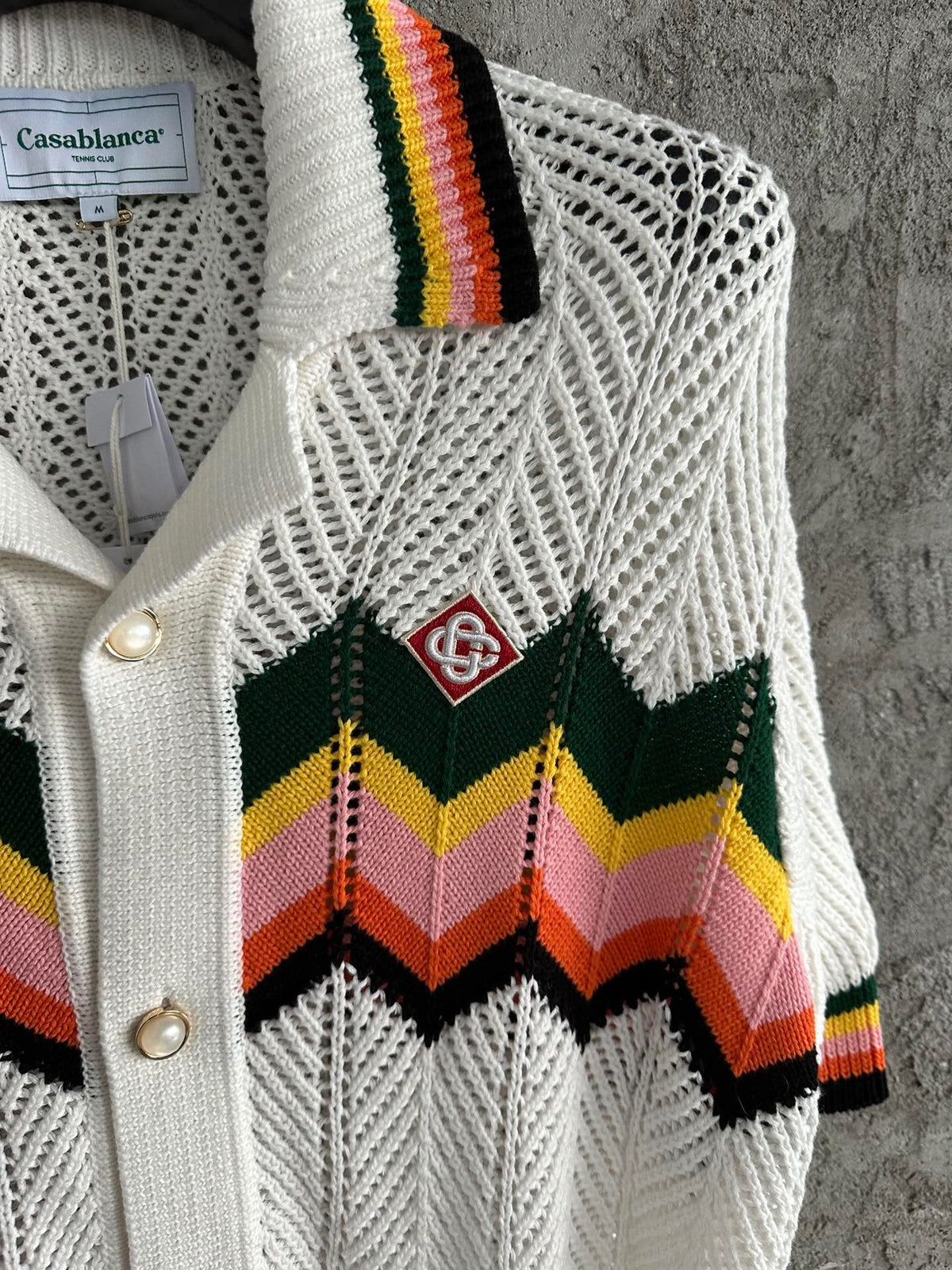 Chevron Knit Shirt - Men's