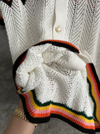 Chevron Knit Shirt - Men's