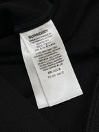 Black Cotton Monogram Crewneck - Men's