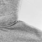 Grey Cotton Bold Text Pullover - Men's