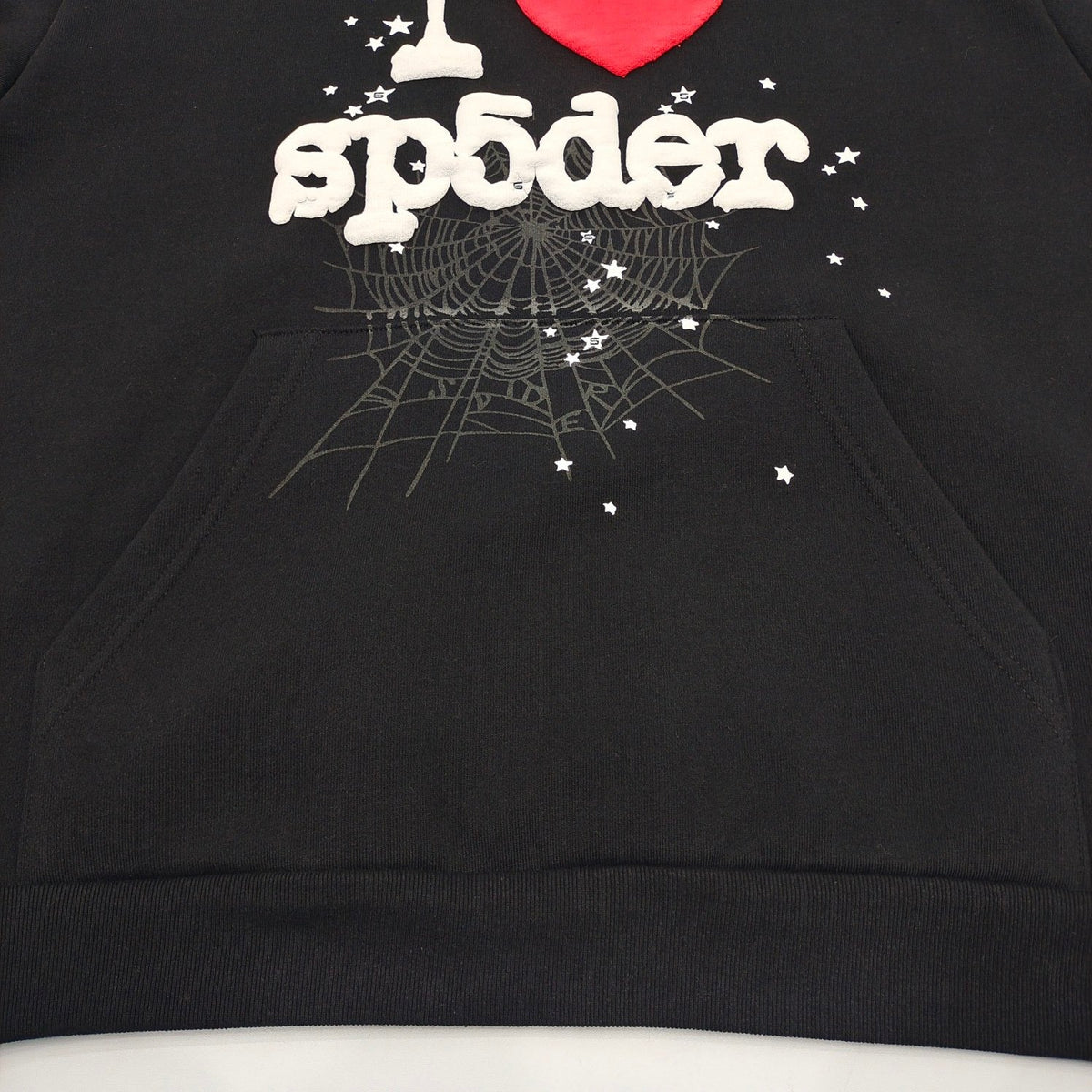 Black Cotton Slogan Pullover - Men's
