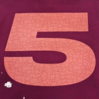 Burgundy Cotton Slogan Pullover - Men's