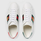 Ace Embroidered Sneaker – the Ace low-top sneaker in leather features the House's gold embroidered bee set – LUX VERSE Luxury Designer Fashion Outlet