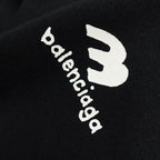 Black Cotton Tonal Pullover - Men's