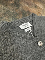 4-Bar Cardigan Navy Knit - Men's