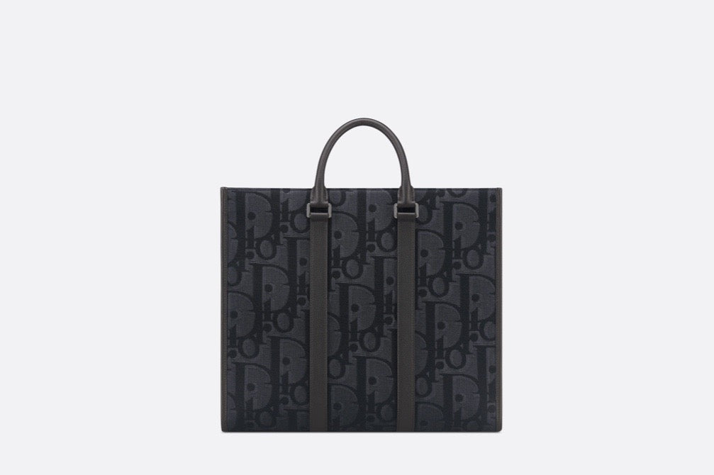 Black and Grey Tote Bag